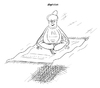 Cartoon: aladirk niebel (small) by elke lichtmann tagged niebel,teppich,carpet
