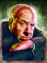 Cartoon: Portrait of Alfred Hitchcock (small) by McDermott tagged alfredhitchcock movies horror suspence tv mcdermott