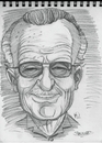 Cartoon: Sketch of Stan Lee (small) by McDermott tagged sketch stanlee comics comicbooks marvel caricature spiderman