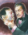 Cartoon: Vincent Price (small) by McDermott tagged vincertprice,horror,movies