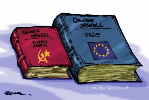 Cartoon: PIGS (medium) by toon tagged euro,crisis,money,economy
