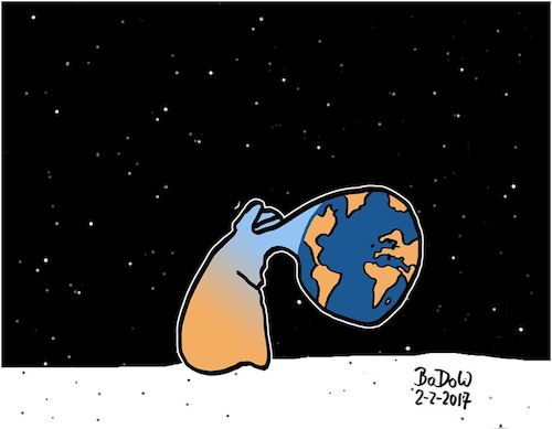 Cartoon: Introspektive Welterkundung (medium) by BoDoW tagged innensicht,welt,selbsterkenntnis,erkenntnis,philosophie,geschlossene,augen,in,sich,hineinhören