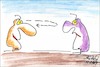 Cartoon: Fest im Blick ! (small) by BoDoW tagged narziss,ego,selbstbezug,beziehung,paar