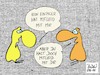 Cartoon: Jeder zählt (small) by BoDoW tagged mitleid,selbstmitleid,kommunikation,paar,beziehung,mitgefühl,hart