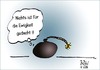 Cartoon: Krawumm (small) by BoDoW tagged ewigkeit,existenz,knall,bombe,explosion,endlich,zerstörung,sein,ende