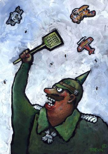 Cartoon: - (medium) by to1mson tagged war,peace,krieg,ist,world,frieden