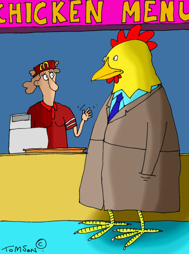 Cartoon: ... (medium) by to1mson tagged chicken,kura,mcdonald