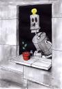 Cartoon: - (small) by to1mson tagged robot,roboter,blume,flower,kwiat