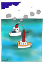 Cartoon: ... (small) by to1mson tagged meer,morze,sea,schiff,statek,boat