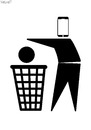 Cartoon: Civilisation?.. (small) by to1mson tagged smartphone,handy,garbage,muell,smieci,komorka,rozum