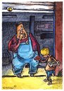 Cartoon: help (small) by to1mson tagged auto,car,boy,sad,help