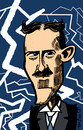 Cartoon: Nicola Tesla (small) by to1mson tagged nicola,tesla