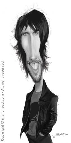 Cartoon: James Blunt (medium) by manohead tagged caricatura,caricature,manohead