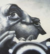Cartoon: Caricatura Louis Armstrong (small) by manohead tagged caricatura caricature manohead