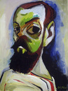 Cartoon: Henri Matisse (small) by manohead tagged caricatura,manohead,caricature