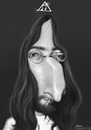 Cartoon: John Lennon (small) by manohead tagged manohead,caricatura,john,lennon