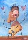 Cartoon: Salvador Dali (small) by manohead tagged caricatura caricature manohead