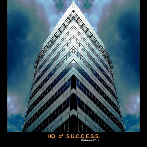 Cartoon: MoArt - HQ of SUCCESS (medium) by MoArt Rotterdam tagged rotterdam,moart,moartcards,office,success,kantoor,future,hq,headquarters,hoofdkantoor