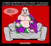 Cartoon: CouchYogi Dazzled and Confused! (small) by MoArt Rotterdam tagged couchyogi couchtalk spiritualadvice maytheforcebewithyou dazzledandconfused namaste omnamashivaya spiritualbrother spiritualsister prefer