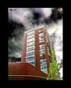 Cartoon: MH - The Building Storm (small) by MoArt Rotterdam tagged fantasy,clouds,storm,building,buildingstorm,rotterdam