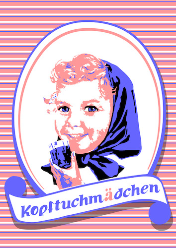 Cartoon: Kopftuchmädchen (medium) by bob schroeder tagged racism,rassismus
