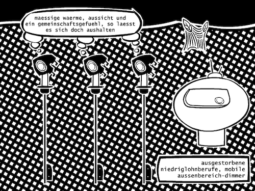 Cartoon: Niedriglohn (medium) by bob schroeder tagged niedriglohn,mindestlohn,beruf,job,arbeit,digitalisierung,dimmer