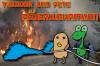Cartoon: Theo und Pete bei der Feuerwehr (small) by Theodor von Babyameise tagged babyameise