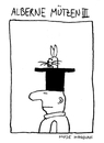 Cartoon: Alberne Mützen III (small) by Huse Fack tagged hut,mütze,hase,zauberer