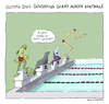 Cartoon: Gendoping (small) by Huse Fack tagged gendoping,olympia,schwimmsport,swimming