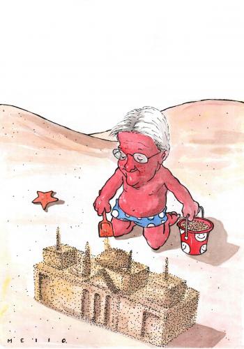 Cartoon: Dream of Child (medium) by Mello tagged steinmeier