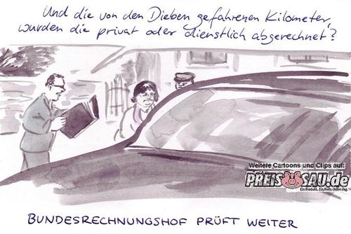 Cartoon: Prüfung (medium) by preissaude tagged auto,prüfung,abwrackprämie