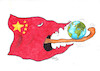 Cartoon: China (small) by Skowronek tagged china,taiwan,diktatur,faschismus,überwachung,skowronek,cartoon,karikaturpelosi,xijinping,usa
