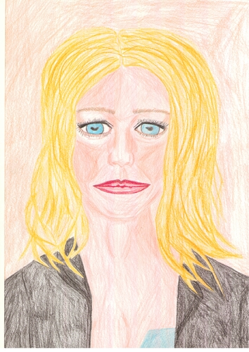Cartoon: gwyneth paltrow (medium) by paintcolor tagged hollywood,famous,actres,paltrow,gwyneth