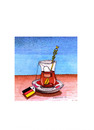Cartoon: Deutsch-Türkische Freundschaft (small) by Mehmet Karaman tagged freundschaft,tee