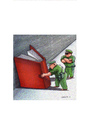 Cartoon: Durchsuchung (small) by Mehmet Karaman tagged polizei,durchsuchung,buch