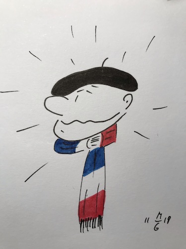 Cartoon: La France (medium) by legriffeur tagged france,frankreich,urlaub,vivelafrance
