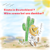 Cartoon: Siesta in Deutschland (small) by legriffeur tagged siesta,siestaindeutschland,hitze,sommer,sommerhitze,deutschland