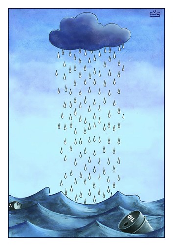 Cartoon: Water (medium) by Makhmud Eshonkulov tagged water,sea