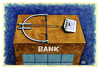 Cartoon: Bank (small) by Makhmud Eshonkulov tagged bank,money,trap