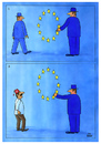 Cartoon: EU (small) by Makhmud Eshonkulov tagged eu european union