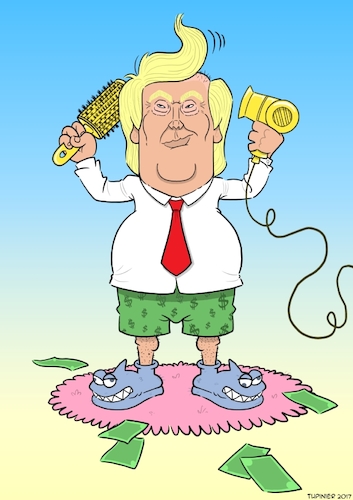 Cartoon: Trump (medium) by Christoon tagged trump,präsident,usa