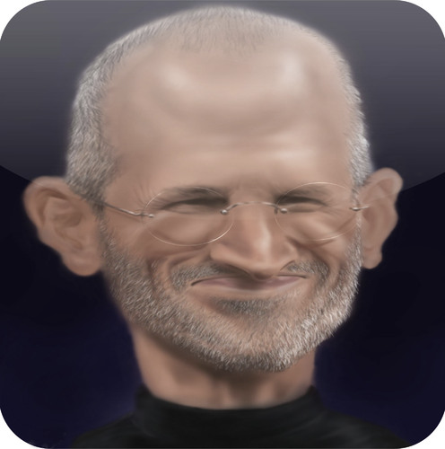 Cartoon: My Steve Jobs icon for App ...My (medium) by saman torabi tagged steve,my