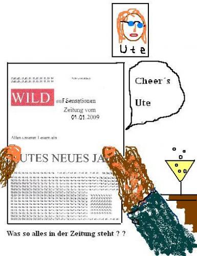Cartoon: UTES NEUES JA (medium) by Ernst Alter tagged neues,jahr