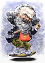 Cartoon: Marx_skate (small) by Bob Row tagged karl,marx,europa,capitalism,greece