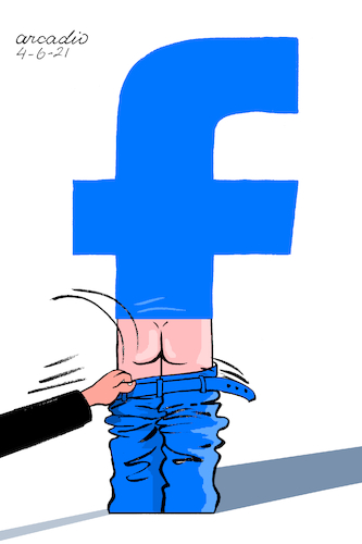 Cartoon: Facebook was hacked. (medium) by Cartoonarcadio tagged facebook,social,network,data