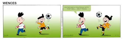 Cartoon: Wences Comic Strip (medium) by Cartoonarcadio tagged wences,comic,strip,humor