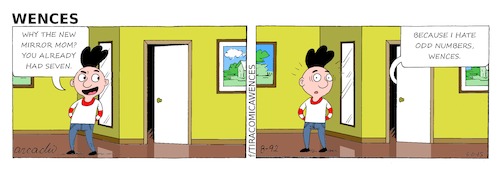 Cartoon: Wences Comic Strip (medium) by Cartoonarcadio tagged wences,comic,strip,humor