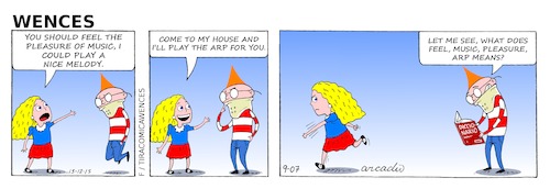 Cartoon: Wences Comic Strip. (medium) by Cartoonarcadio tagged wences,comic,strip,humor