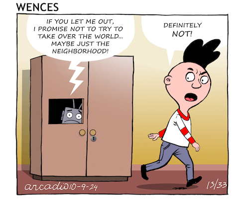 Cartoon: The adventures of Wences 1. (medium) by Cartoonarcadio tagged comic,wences,humor