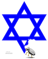 Cartoon: Antisemitism. (small) by Cartoonarcadio tagged israel,middle,east,wars,antisemitism